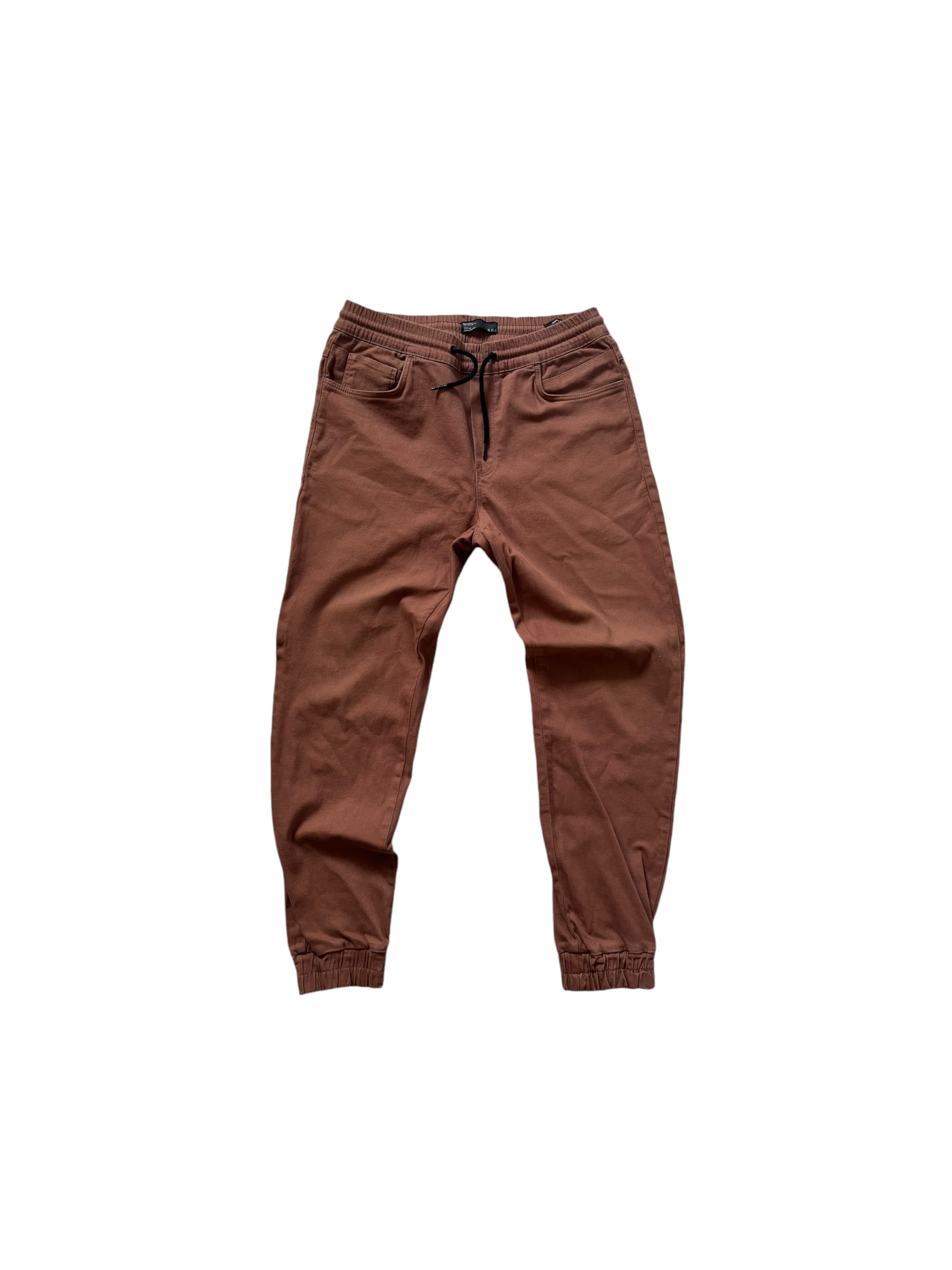 Bershka brown slim fit jogger