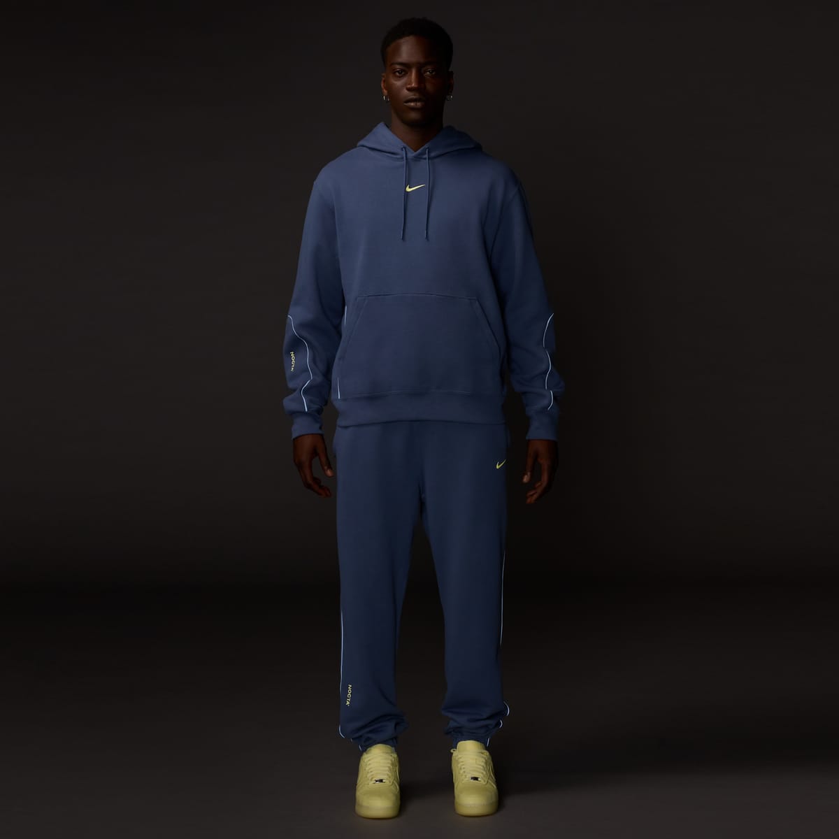 nike nocta blue hoodie
