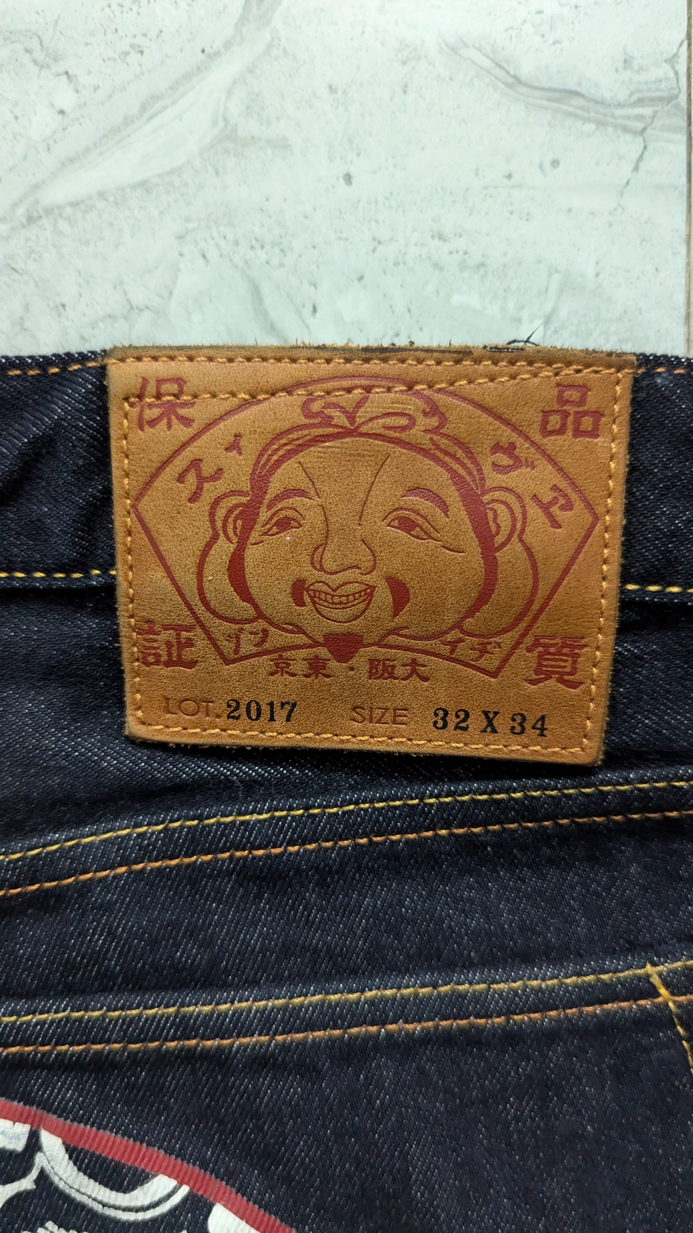 EVISU DIACOCK DARUMA VINTAGE DENIM