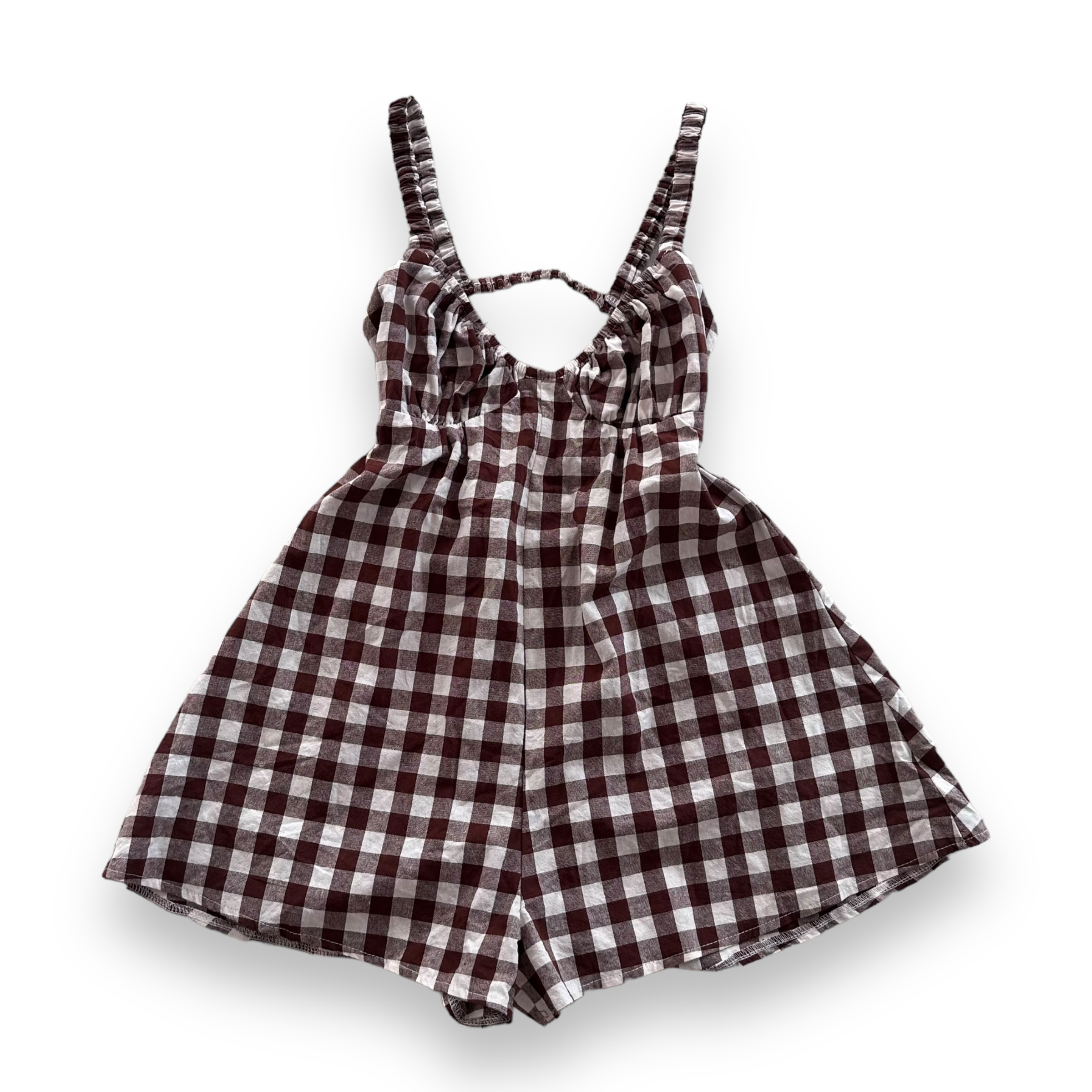 princess polly gingham dress Winxie Shirred Mini Dress Red Gingham
