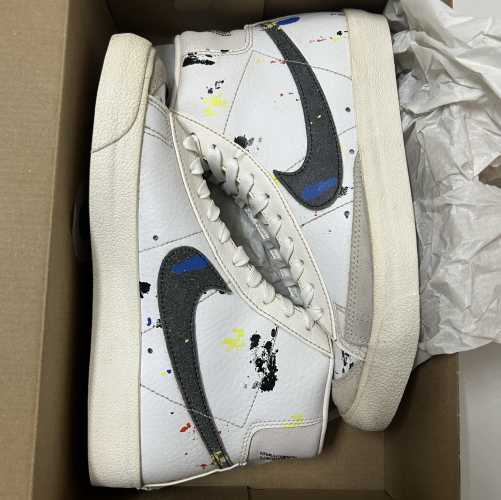 blazer mid paint splatter