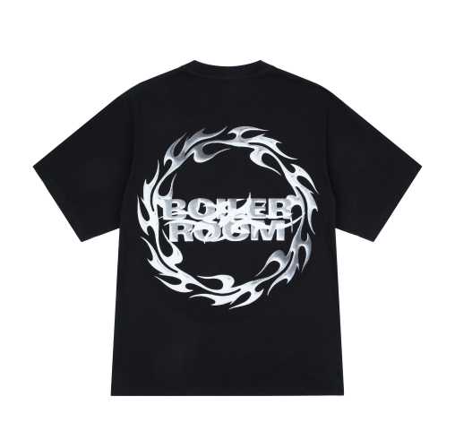 Boiler Room Tribal T-Shirt Black